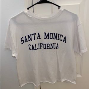 santa monica t shirt
